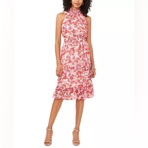 Floral Cottagecore Sundress Romantic Coquette Garden Party Smocked Waist Spring